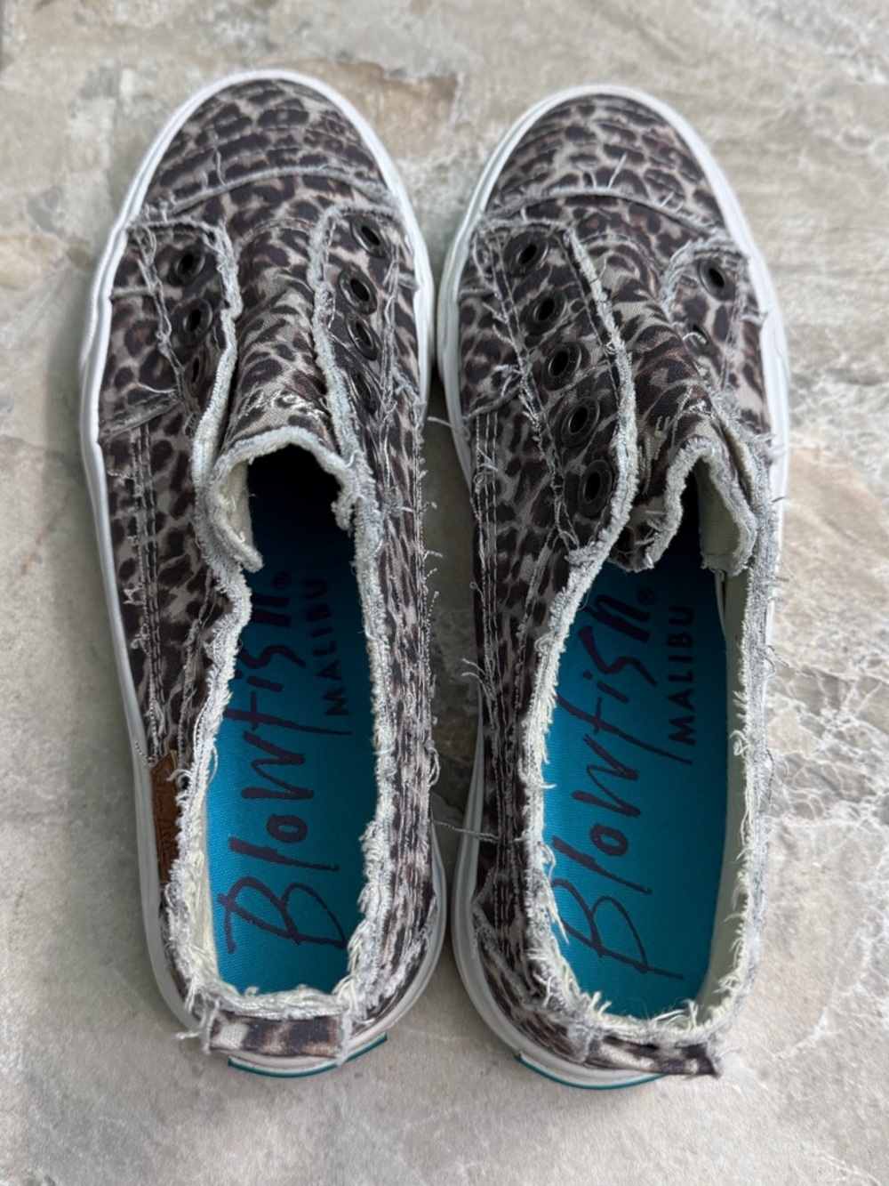 Women’s Blowfish Malibu Animal Leopard Print Canvas Sneakers - Picture 10 of 12